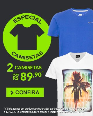 2 Camisetas por R$89,90