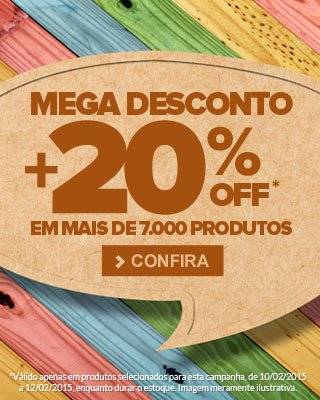 MEGA DESCONTO +20% EM MAIS DE 7000 MIL PRODUTOS