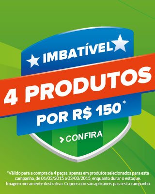 Imbativel - 4 produtos por R$ 150,00