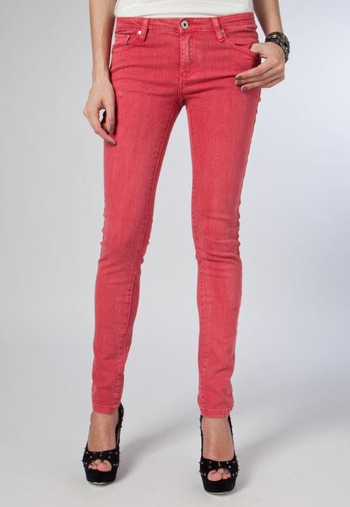 Calça Jeans Handbook Skinny Rarumi Rosa - feminino